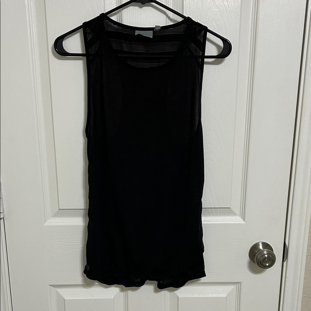 SOLD
Athleta Black Mesh Work out Tank Top